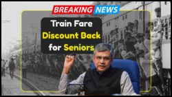Exciting News for Senior Citizens: Special Train Fare Discounts Make a Comeback Starting June 1 – Discover the New Rule!